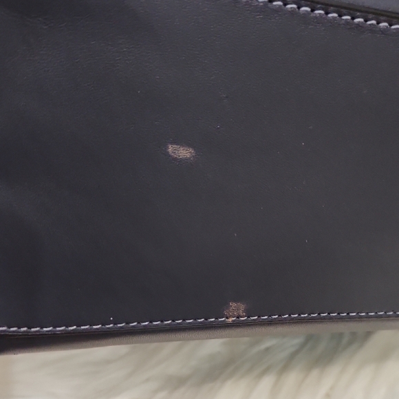 🔹️Coach🔹 Mollie Tote 25 Signature Jacquard With Stripes And Matching Wallet 💙 - Picture 12 of 17